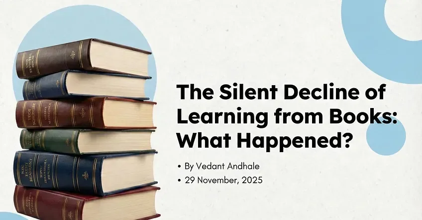 The Silent Decline of Learning from Books: What Happened?